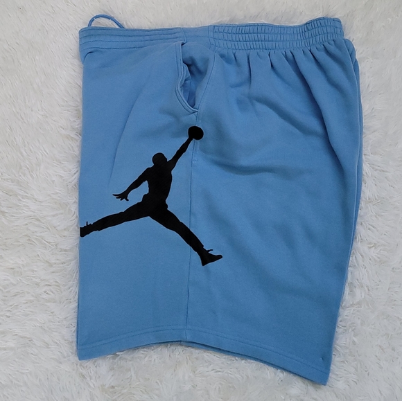 Jordan Other - Nike Jordan Retro 11 Legacy Fleece Shorts Men's Medium 884280 Carolina Blue